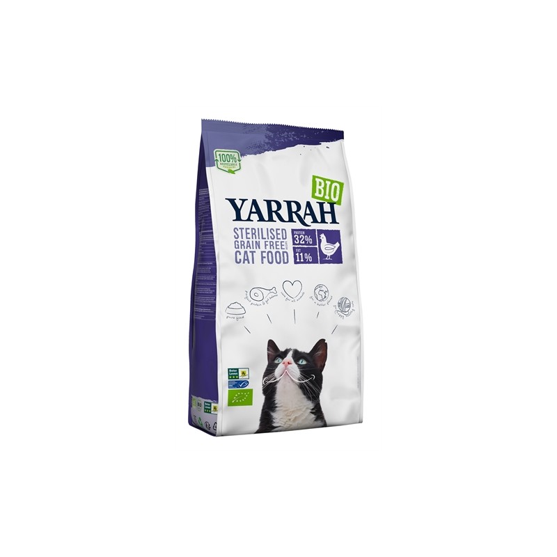 Yarrah Cat Sterilised Tarwevrij 700 GR