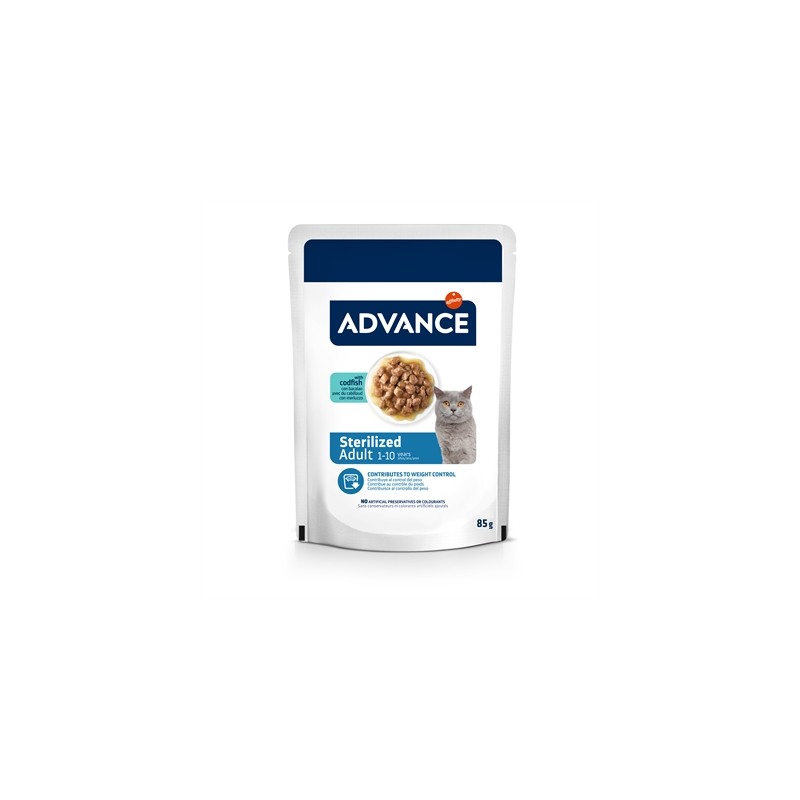 Advance Cat - Sterilized Codfish, 12x85gr