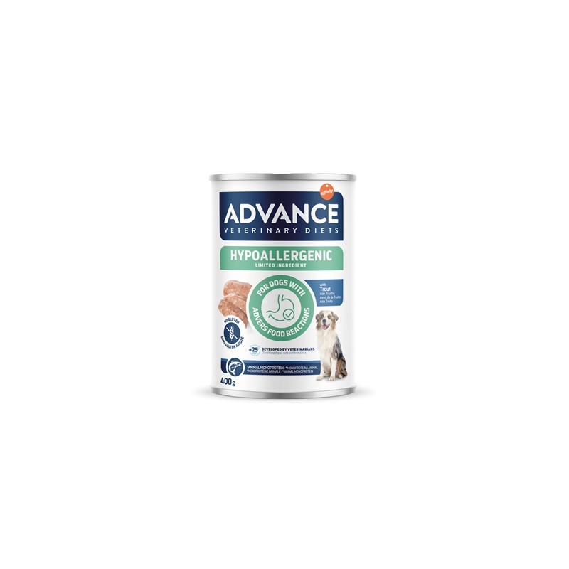 ADVANCE VETERINARY DIET DOG HYPOALLERGENIC TROUT