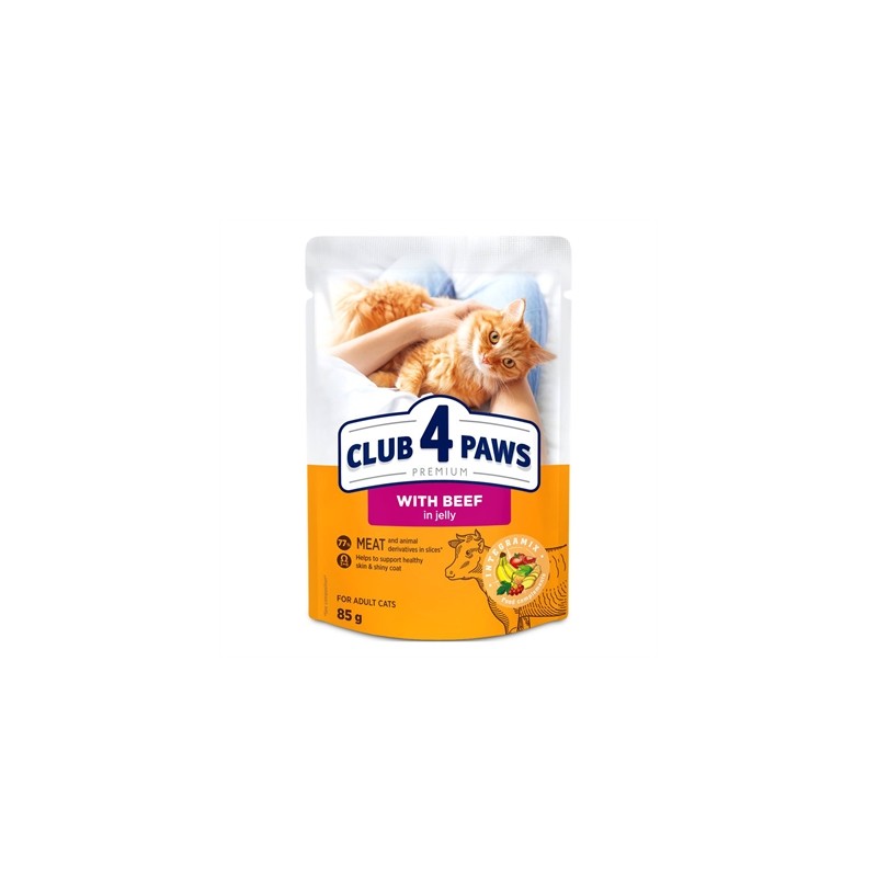 Club 4 Paws - Rund Premium Adult Jelly Pouch