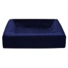 Bia Bed - Royal Fluweel Hoes Hondenmand Navy, 70x60x15cm