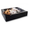 Bia Bed - Hondenmand Orthopedisch, Zwart 70x60x15cm