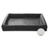 Bia Bed - Hondemand Orthopedisch, Zwart 100x80x15cm