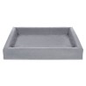 Bia Bed - Cotton Hoes Hondenmand, Grijs 120x100x15cm