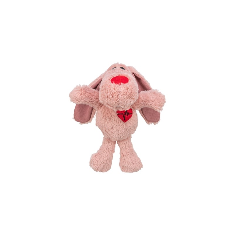 Trixie - Hond Valentijn Pluche Roze, 28cm