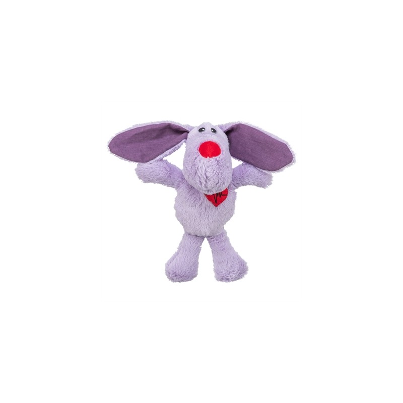 Trixie - Hond Valentijn Pluche Paars, 28cm
