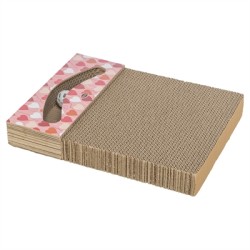 Trixie - Krabplank Valentijn Rechthoekig Karton Zalm, 38x30x5cm