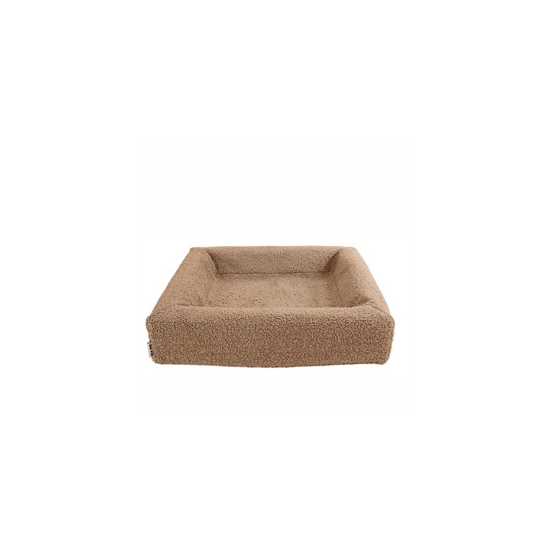 Bia Bed - Premium Hoes Teddy Beige, 85x70x15cm