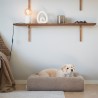 Bia Bed - Premium Hoes Teddy Beige, 100x80x15cm
