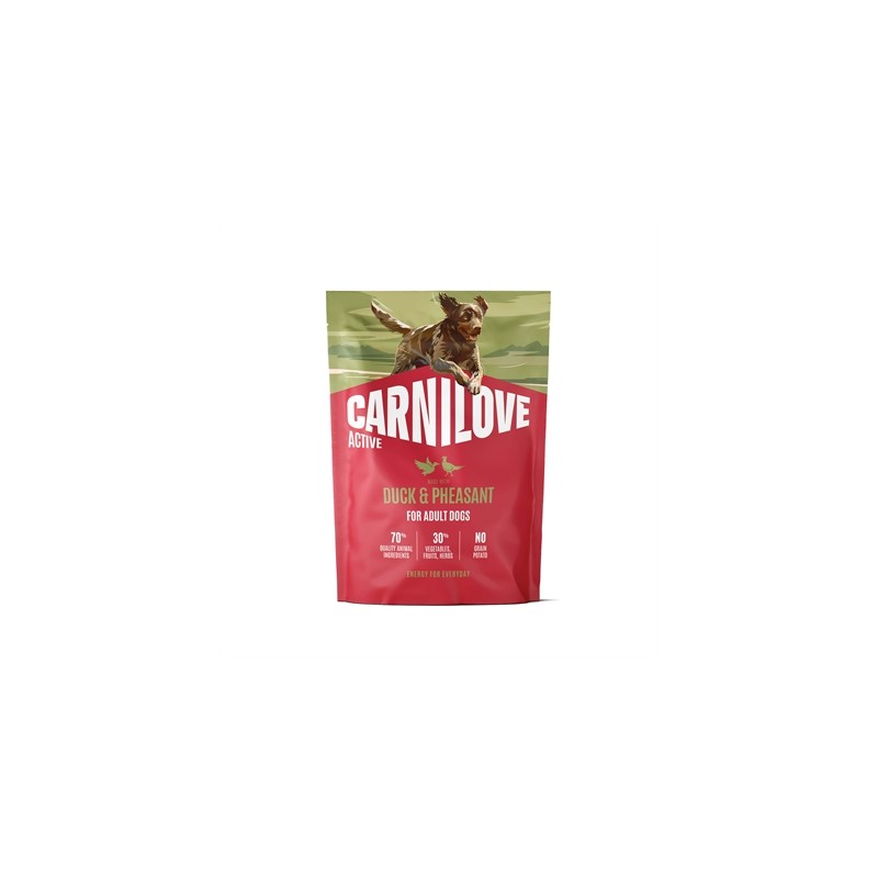 Carnilove - Eend / Fazant Active Adult All Breeds. 1,5 kg